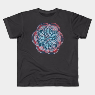 Flower Of Life Oxide Kids T-Shirt